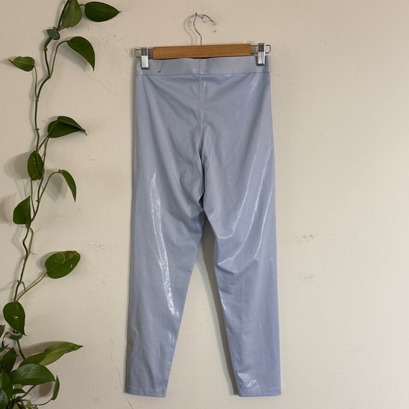 Nike Pro Light Blue Shimmer Leggings - Picture 4 of 8